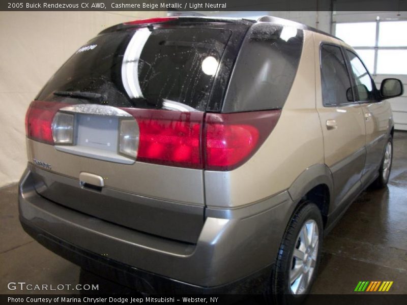 Cashmere Beige Metallic / Light Neutral 2005 Buick Rendezvous CX AWD
