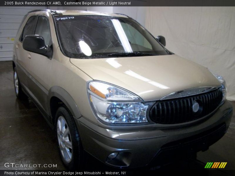 Cashmere Beige Metallic / Light Neutral 2005 Buick Rendezvous CX AWD
