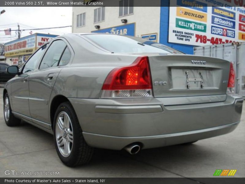 Willow Green Metallic / Graphite 2008 Volvo S60 2.5T