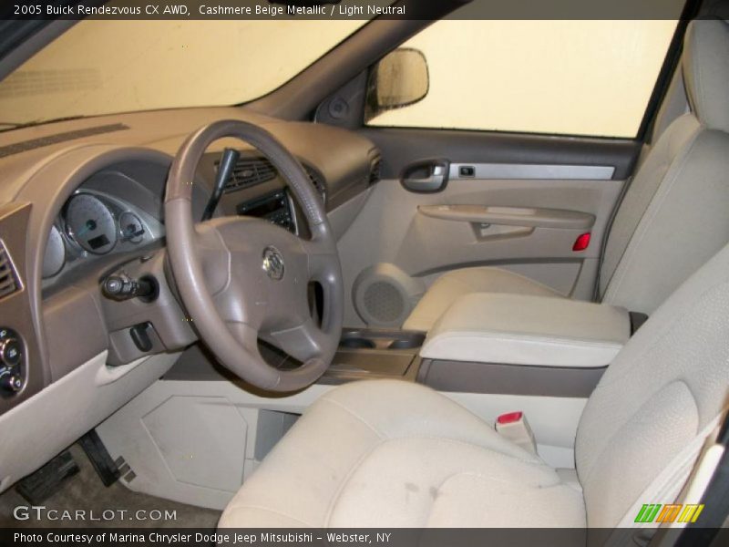 Cashmere Beige Metallic / Light Neutral 2005 Buick Rendezvous CX AWD