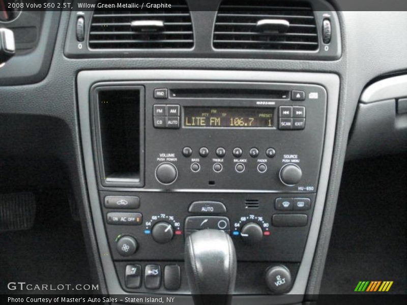 Willow Green Metallic / Graphite 2008 Volvo S60 2.5T