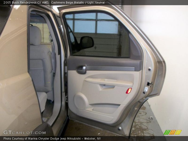 Cashmere Beige Metallic / Light Neutral 2005 Buick Rendezvous CX AWD