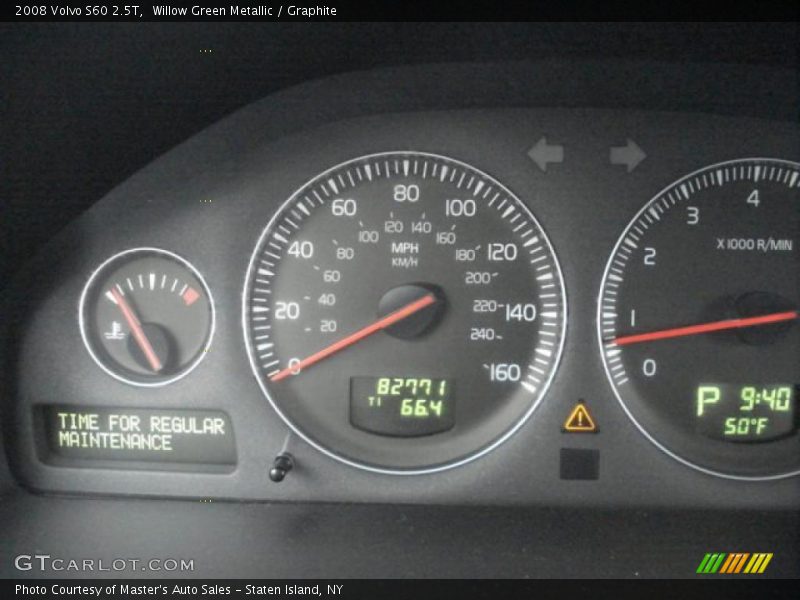 Willow Green Metallic / Graphite 2008 Volvo S60 2.5T