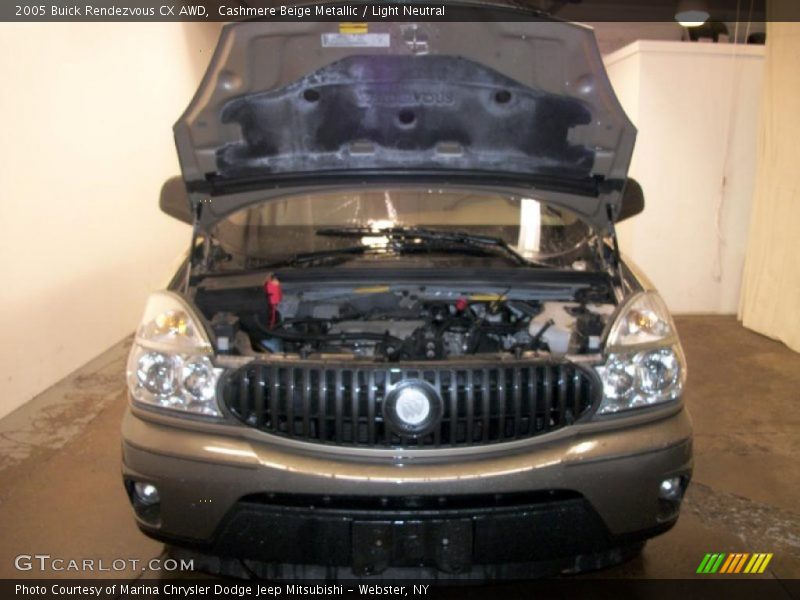 Cashmere Beige Metallic / Light Neutral 2005 Buick Rendezvous CX AWD