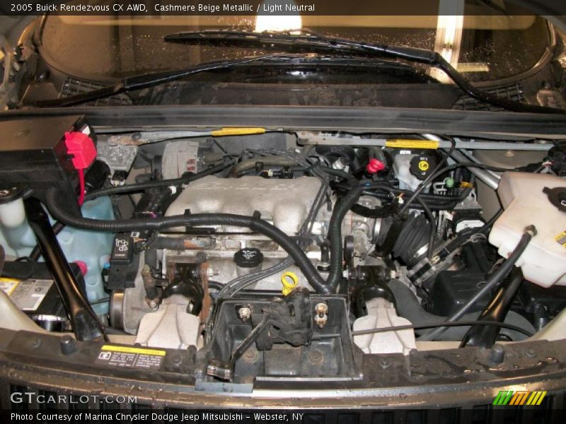 Cashmere Beige Metallic / Light Neutral 2005 Buick Rendezvous CX AWD