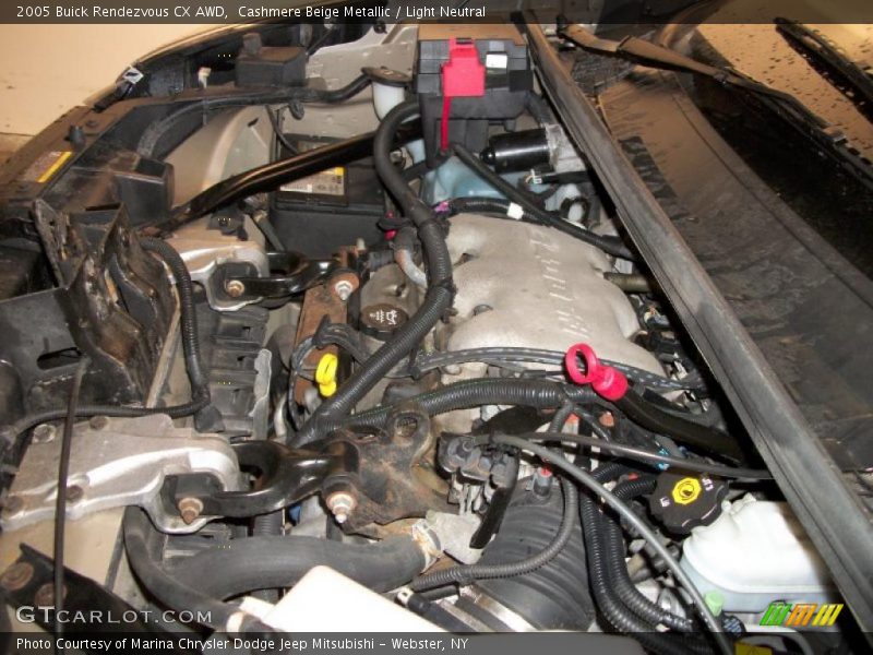 Cashmere Beige Metallic / Light Neutral 2005 Buick Rendezvous CX AWD