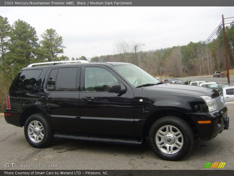 Black / Medium Dark Parchment 2003 Mercury Mountaineer Premier AWD