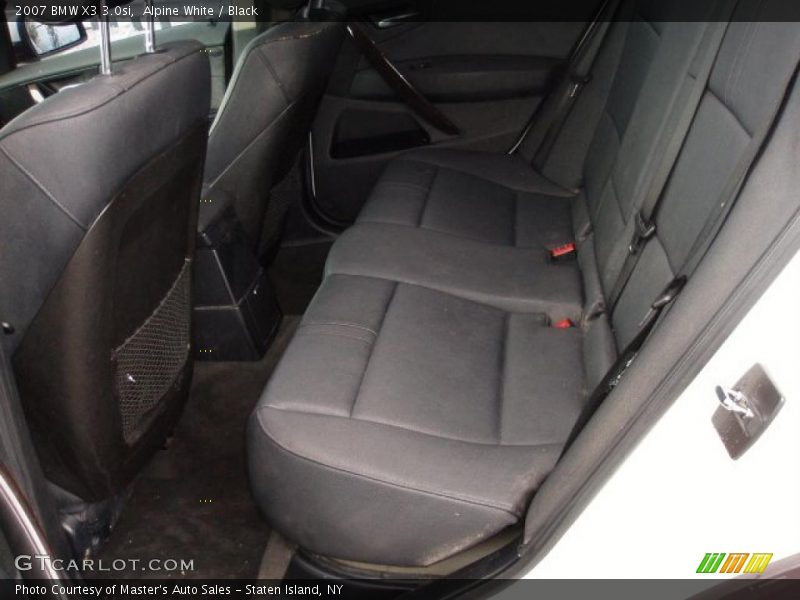 Alpine White / Black 2007 BMW X3 3.0si