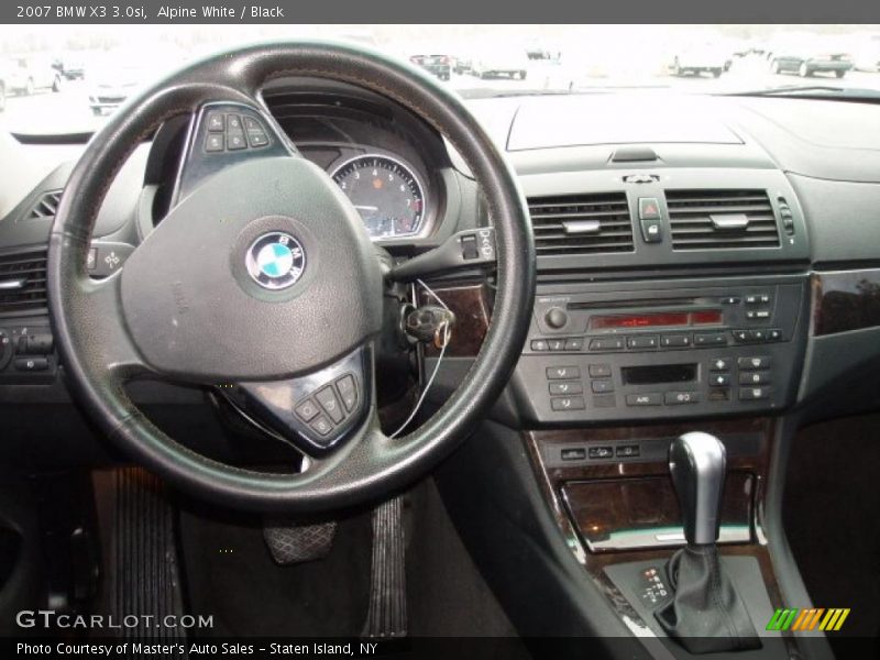 Alpine White / Black 2007 BMW X3 3.0si
