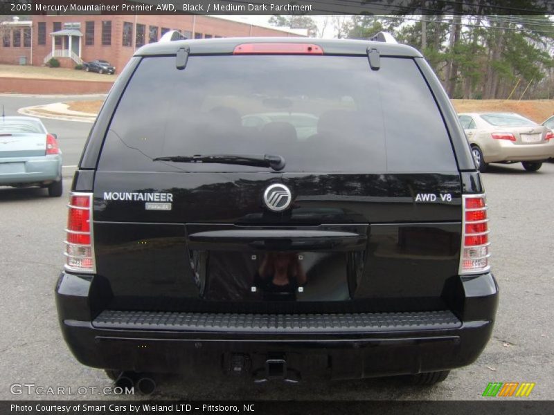 Black / Medium Dark Parchment 2003 Mercury Mountaineer Premier AWD