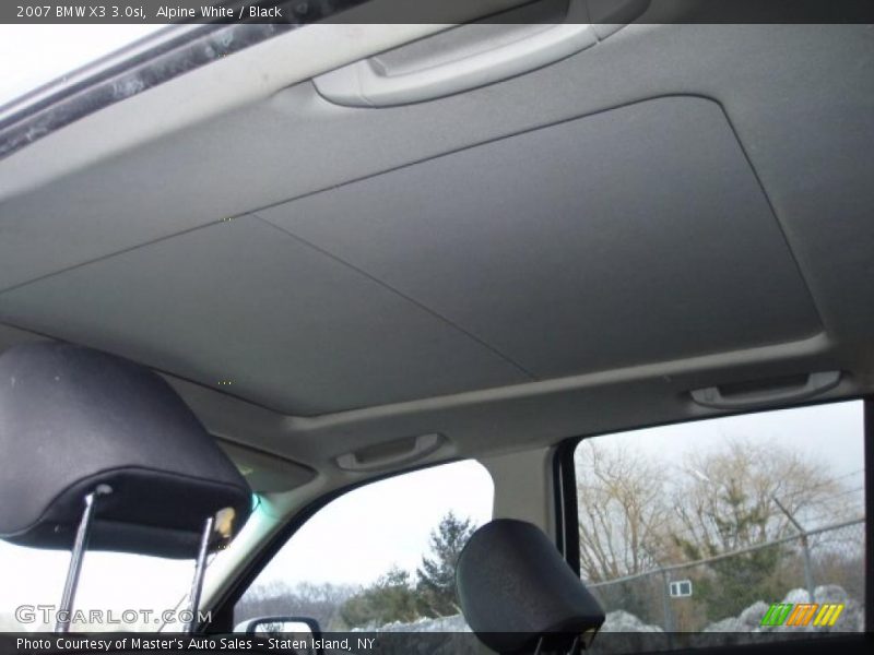 Alpine White / Black 2007 BMW X3 3.0si
