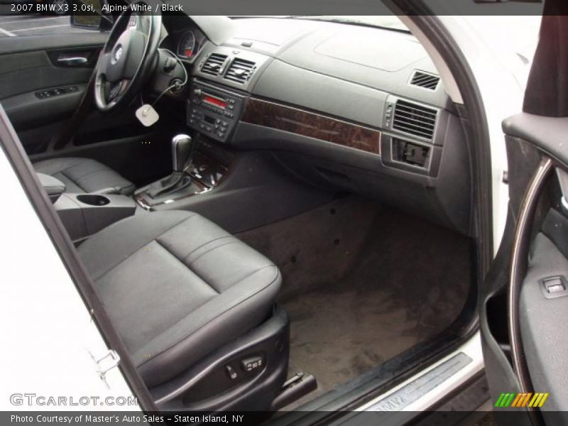 Alpine White / Black 2007 BMW X3 3.0si
