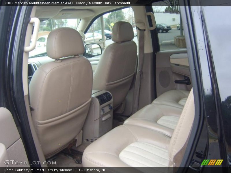 Black / Medium Dark Parchment 2003 Mercury Mountaineer Premier AWD