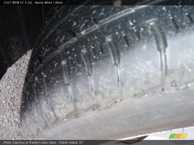 Alpine White / Black 2007 BMW X3 3.0si