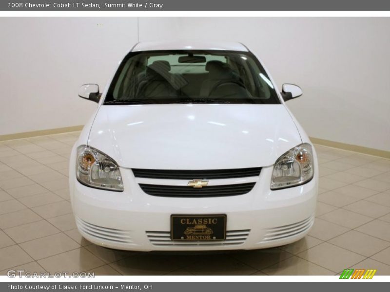 Summit White / Gray 2008 Chevrolet Cobalt LT Sedan
