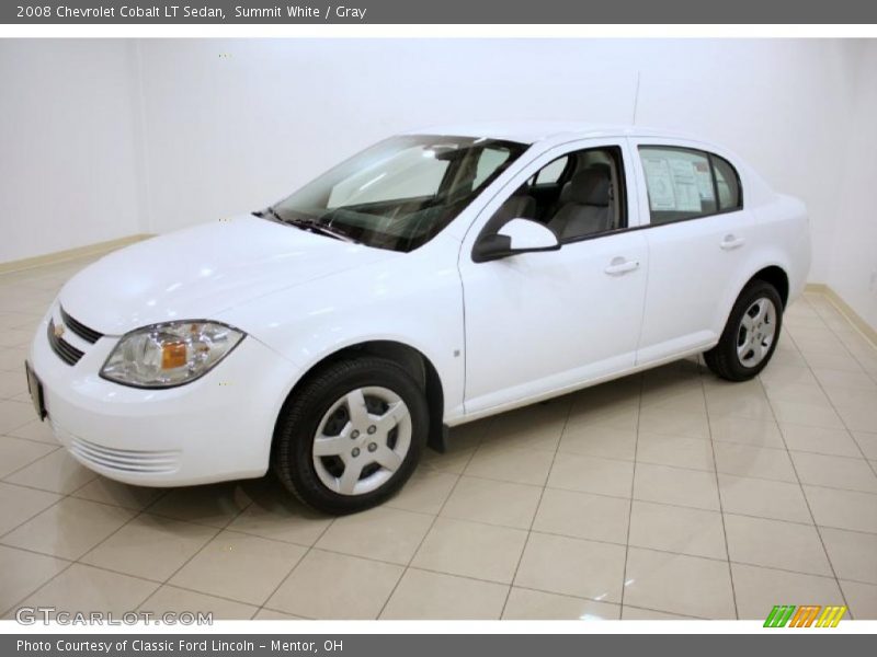 Summit White / Gray 2008 Chevrolet Cobalt LT Sedan