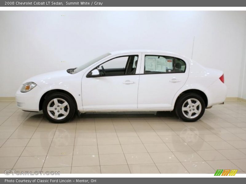 Summit White / Gray 2008 Chevrolet Cobalt LT Sedan
