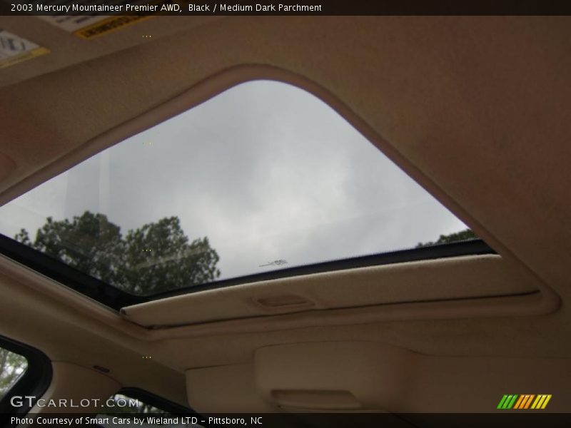 Black / Medium Dark Parchment 2003 Mercury Mountaineer Premier AWD