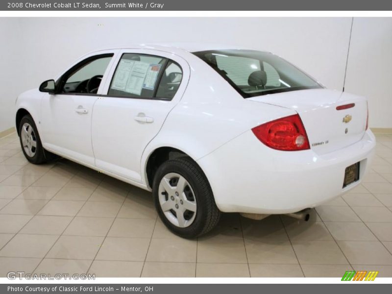 Summit White / Gray 2008 Chevrolet Cobalt LT Sedan