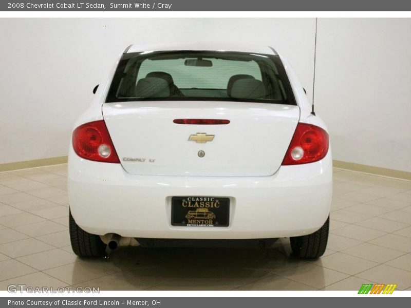 Summit White / Gray 2008 Chevrolet Cobalt LT Sedan