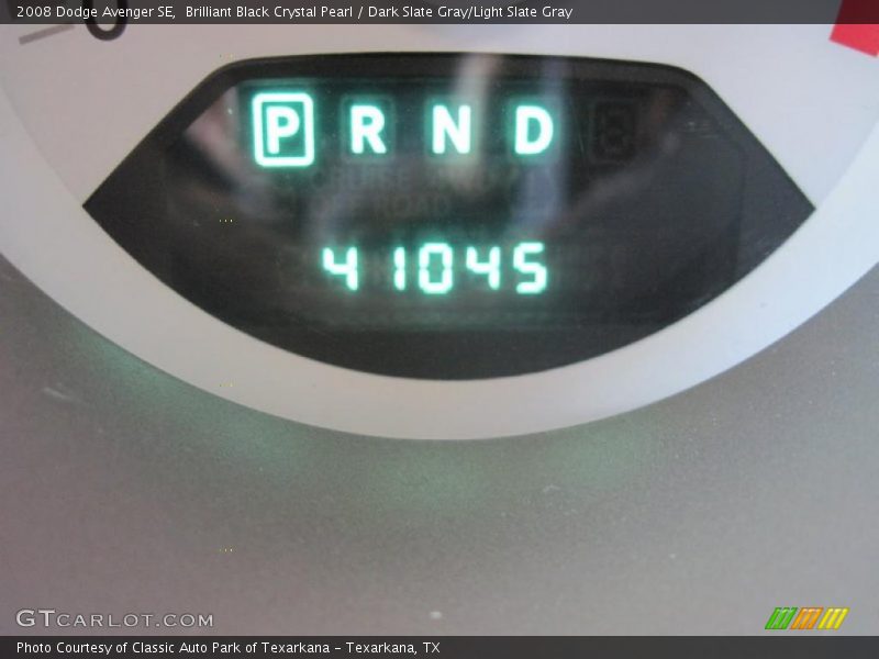 Brilliant Black Crystal Pearl / Dark Slate Gray/Light Slate Gray 2008 Dodge Avenger SE