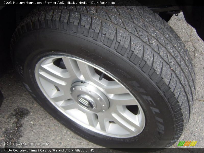 Black / Medium Dark Parchment 2003 Mercury Mountaineer Premier AWD