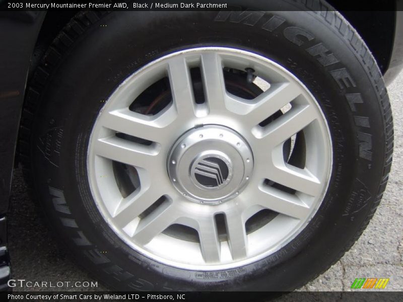 Black / Medium Dark Parchment 2003 Mercury Mountaineer Premier AWD