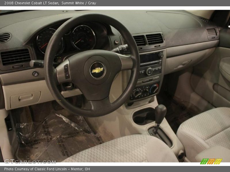 Summit White / Gray 2008 Chevrolet Cobalt LT Sedan