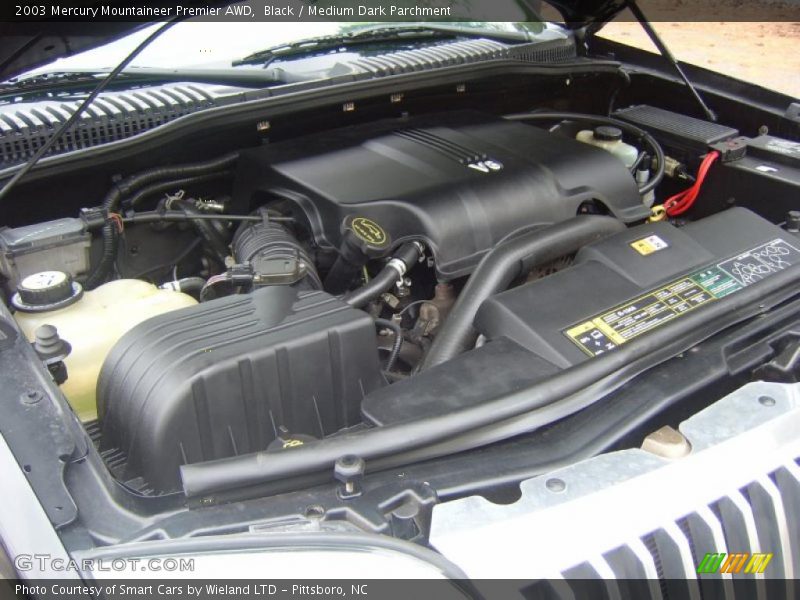 Black / Medium Dark Parchment 2003 Mercury Mountaineer Premier AWD