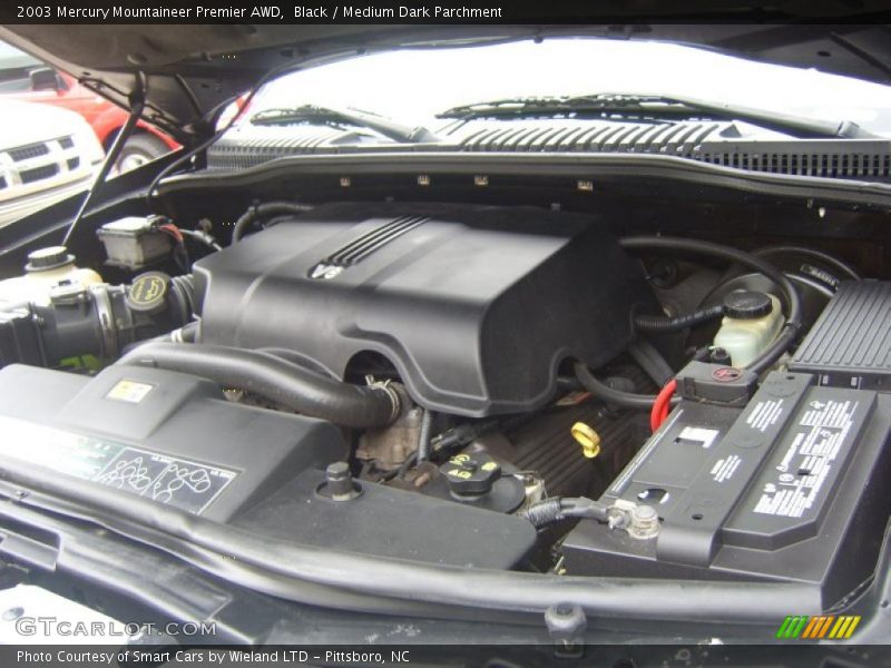 Black / Medium Dark Parchment 2003 Mercury Mountaineer Premier AWD