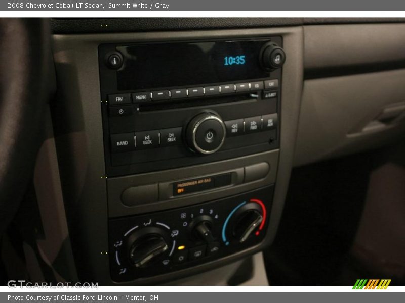 Summit White / Gray 2008 Chevrolet Cobalt LT Sedan