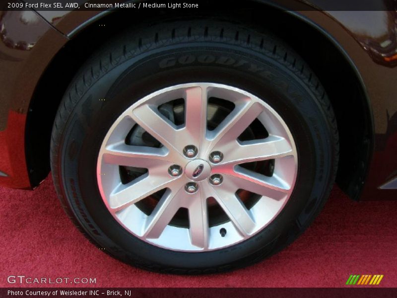 Cinnamon Metallic / Medium Light Stone 2009 Ford Flex SEL AWD