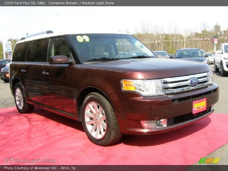Cinnamon Metallic / Medium Light Stone 2009 Ford Flex SEL AWD