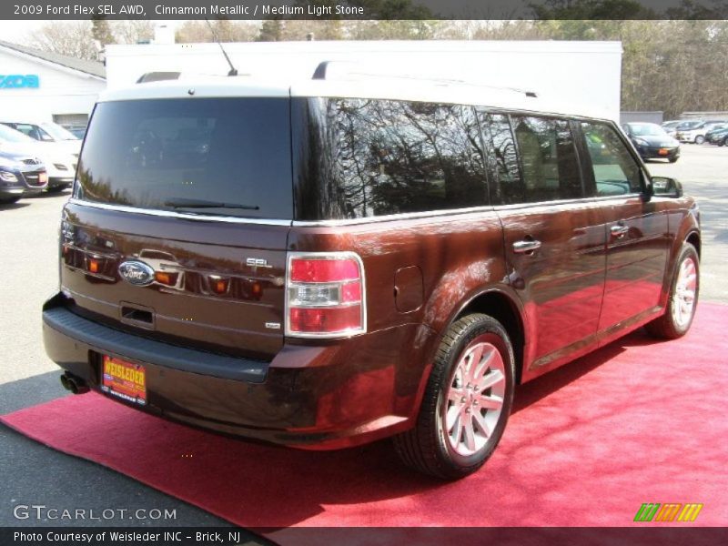 Cinnamon Metallic / Medium Light Stone 2009 Ford Flex SEL AWD