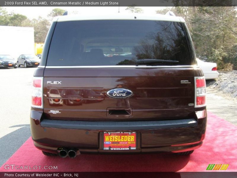 Cinnamon Metallic / Medium Light Stone 2009 Ford Flex SEL AWD