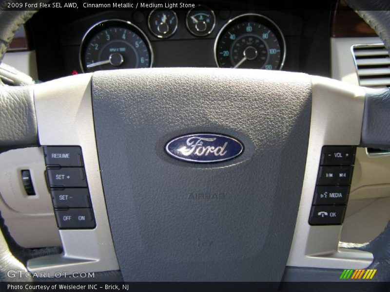 Cinnamon Metallic / Medium Light Stone 2009 Ford Flex SEL AWD