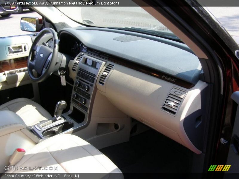 Cinnamon Metallic / Medium Light Stone 2009 Ford Flex SEL AWD