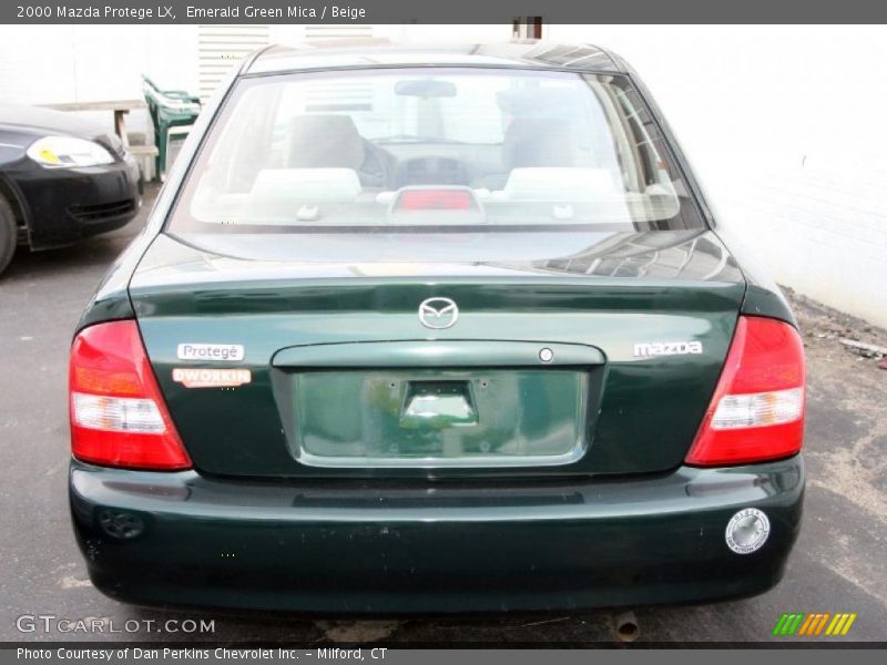 Emerald Green Mica / Beige 2000 Mazda Protege LX