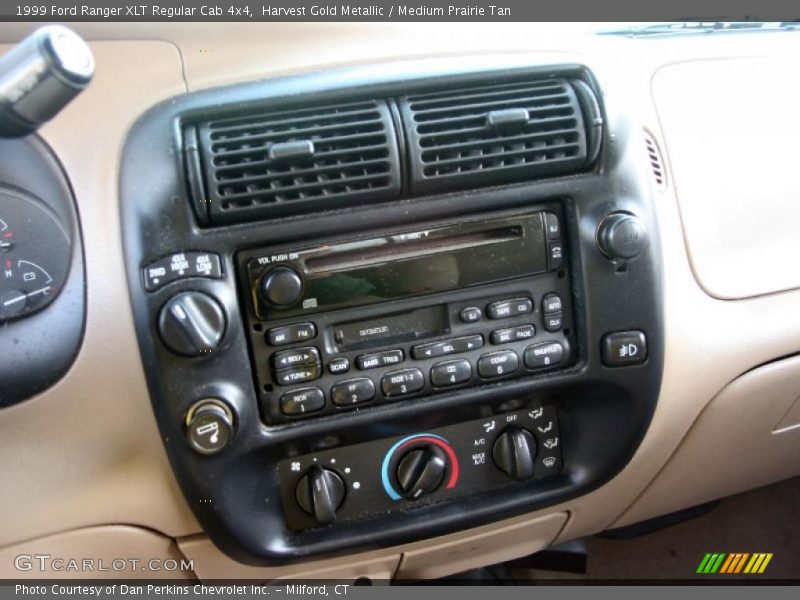 Harvest Gold Metallic / Medium Prairie Tan 1999 Ford Ranger XLT Regular Cab 4x4