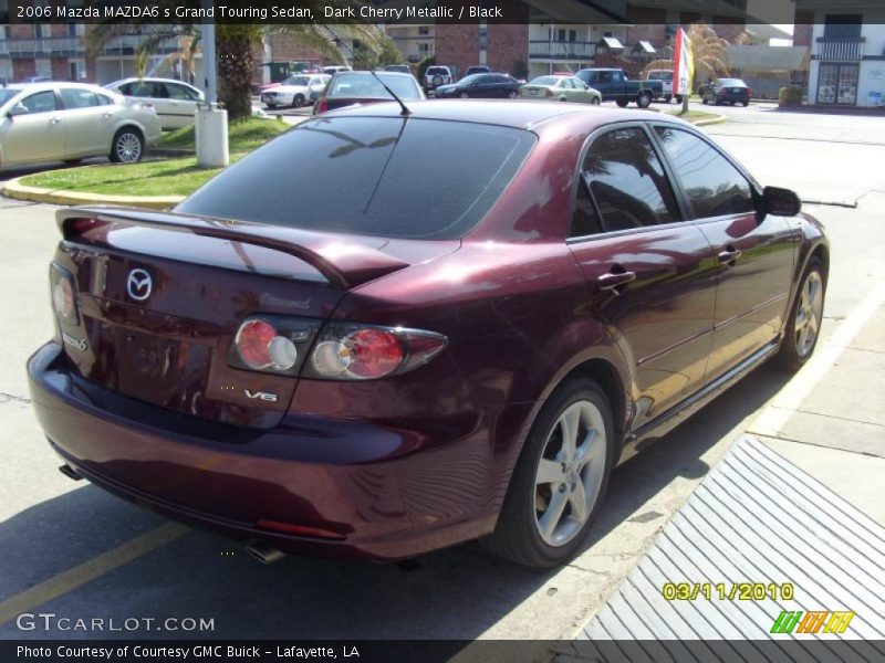 Dark Cherry Metallic / Black 2006 Mazda MAZDA6 s Grand Touring Sedan