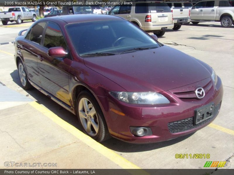 Dark Cherry Metallic / Black 2006 Mazda MAZDA6 s Grand Touring Sedan