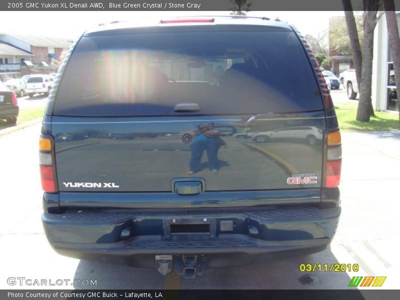 Blue Green Crystal / Stone Gray 2005 GMC Yukon XL Denali AWD