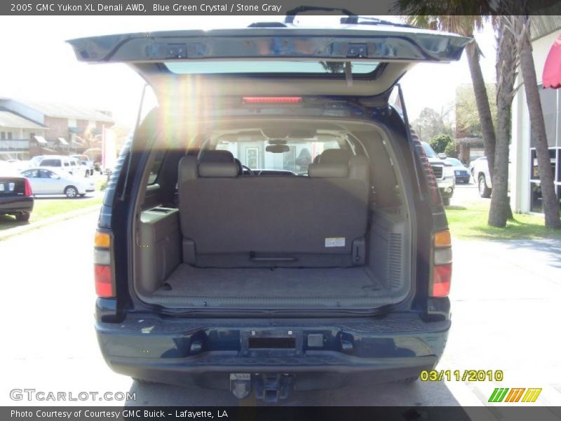 Blue Green Crystal / Stone Gray 2005 GMC Yukon XL Denali AWD