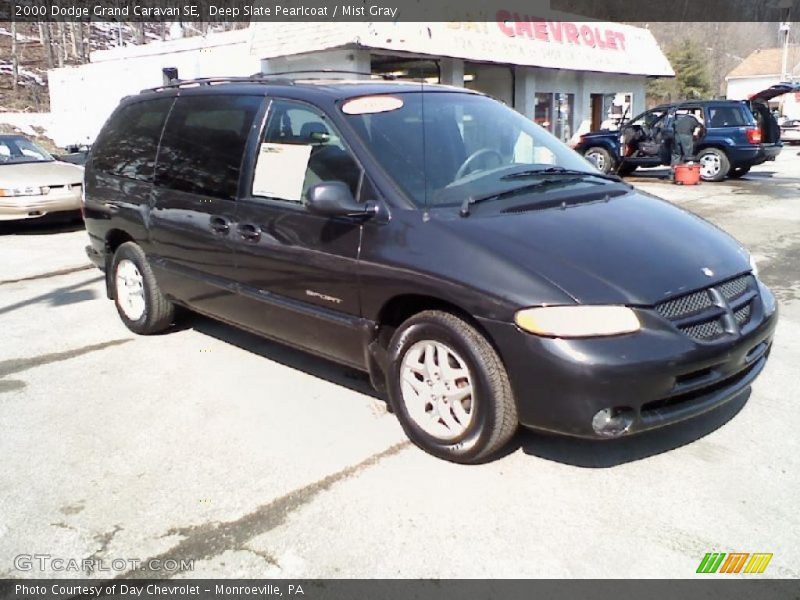 Deep Slate Pearlcoat / Mist Gray 2000 Dodge Grand Caravan SE