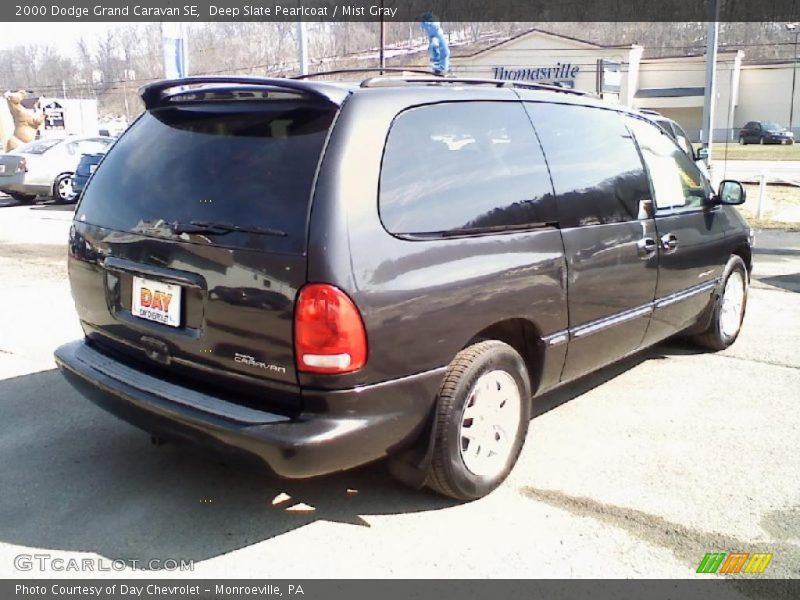 Deep Slate Pearlcoat / Mist Gray 2000 Dodge Grand Caravan SE