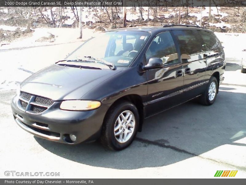 Deep Slate Pearlcoat / Mist Gray 2000 Dodge Grand Caravan SE