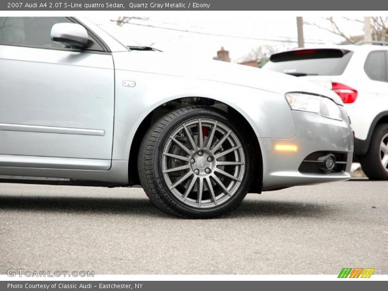 Quartz Gray Metallic / Ebony 2007 Audi A4 2.0T S-Line quattro Sedan