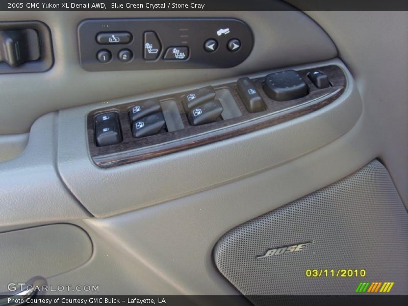 Blue Green Crystal / Stone Gray 2005 GMC Yukon XL Denali AWD