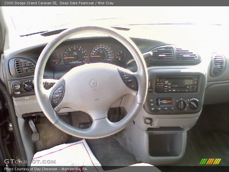 Deep Slate Pearlcoat / Mist Gray 2000 Dodge Grand Caravan SE