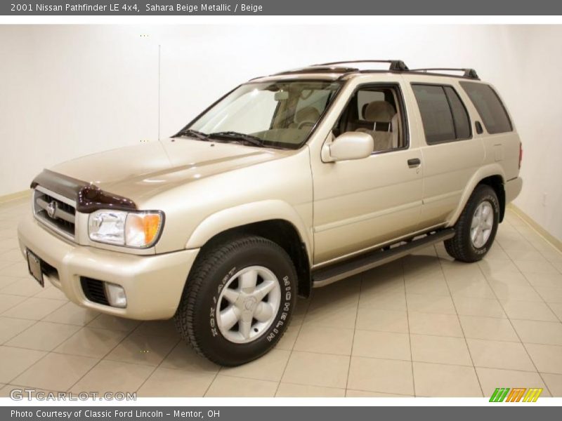 Sahara Beige Metallic / Beige 2001 Nissan Pathfinder LE 4x4